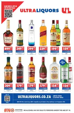 Preview of Ultra Liquors flyer valid from 01/09/2026