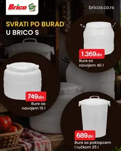 Pregled Brico S kataloga - važi od 14.09.2026