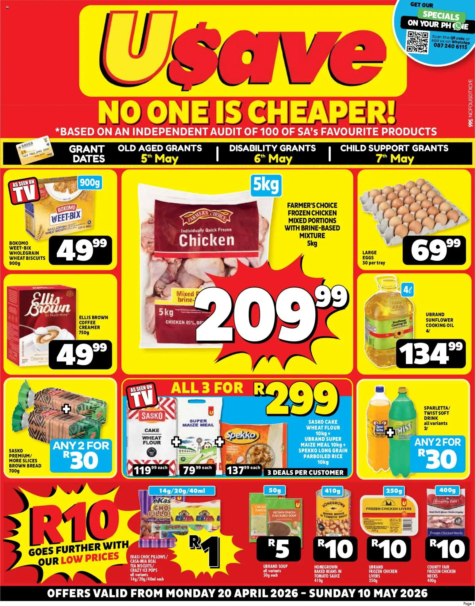 Preview of Usave flyer valid from 20/04/2026