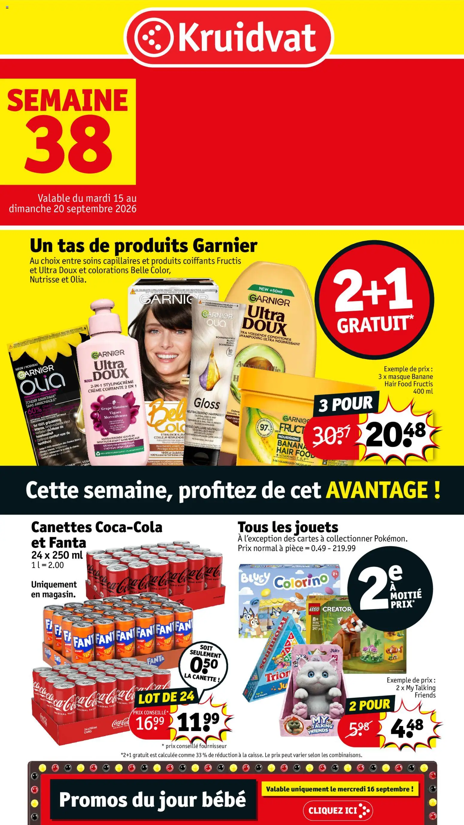 Voorbeeld van Kruidvat folder semaine 38 van winkel Kruidvat geldig vanaf 14/09/2026