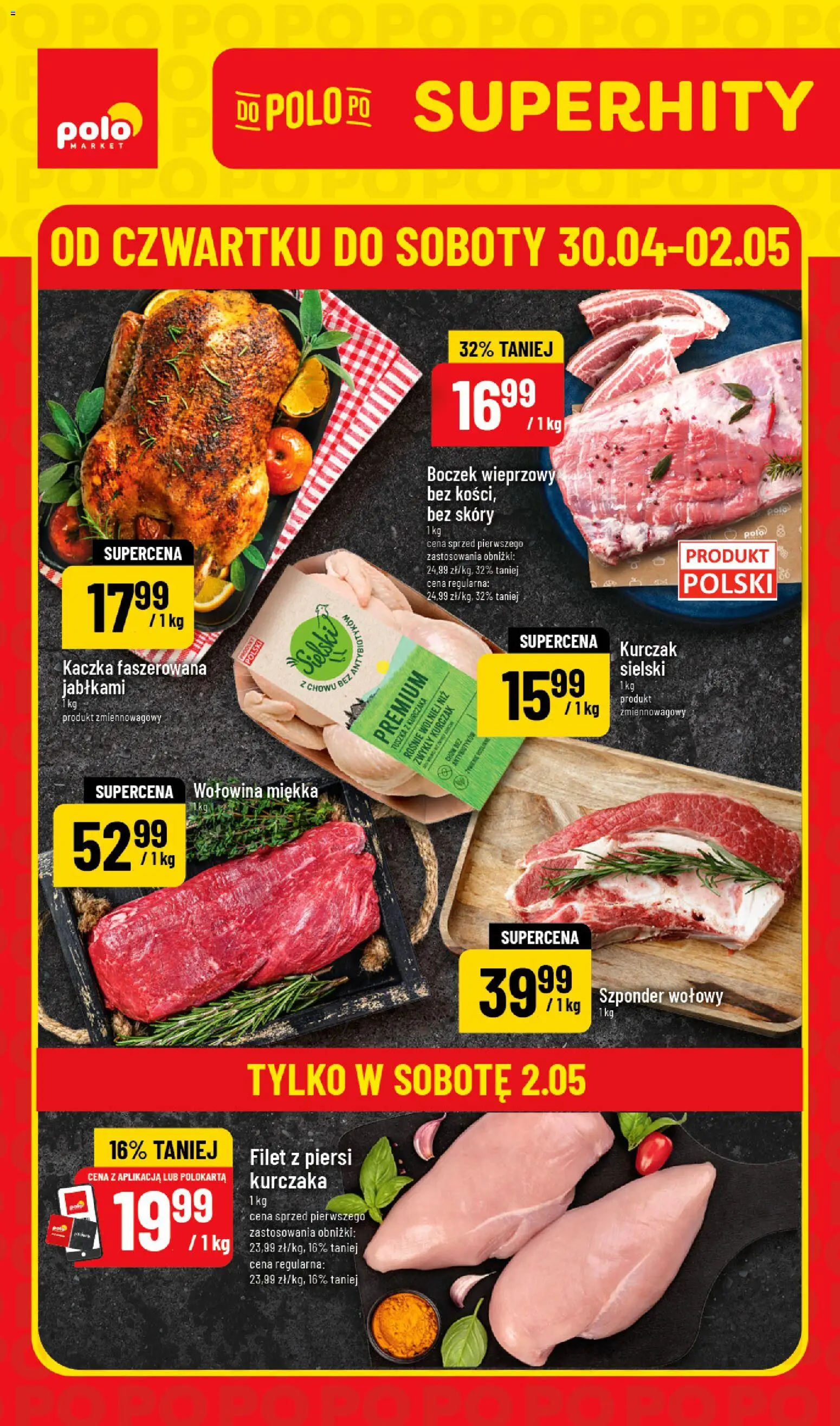 Pogląd gazetki "POLOmarket gazetka - Super Hity" ze sklepu POLOmarket ważnej od 30.04.2026