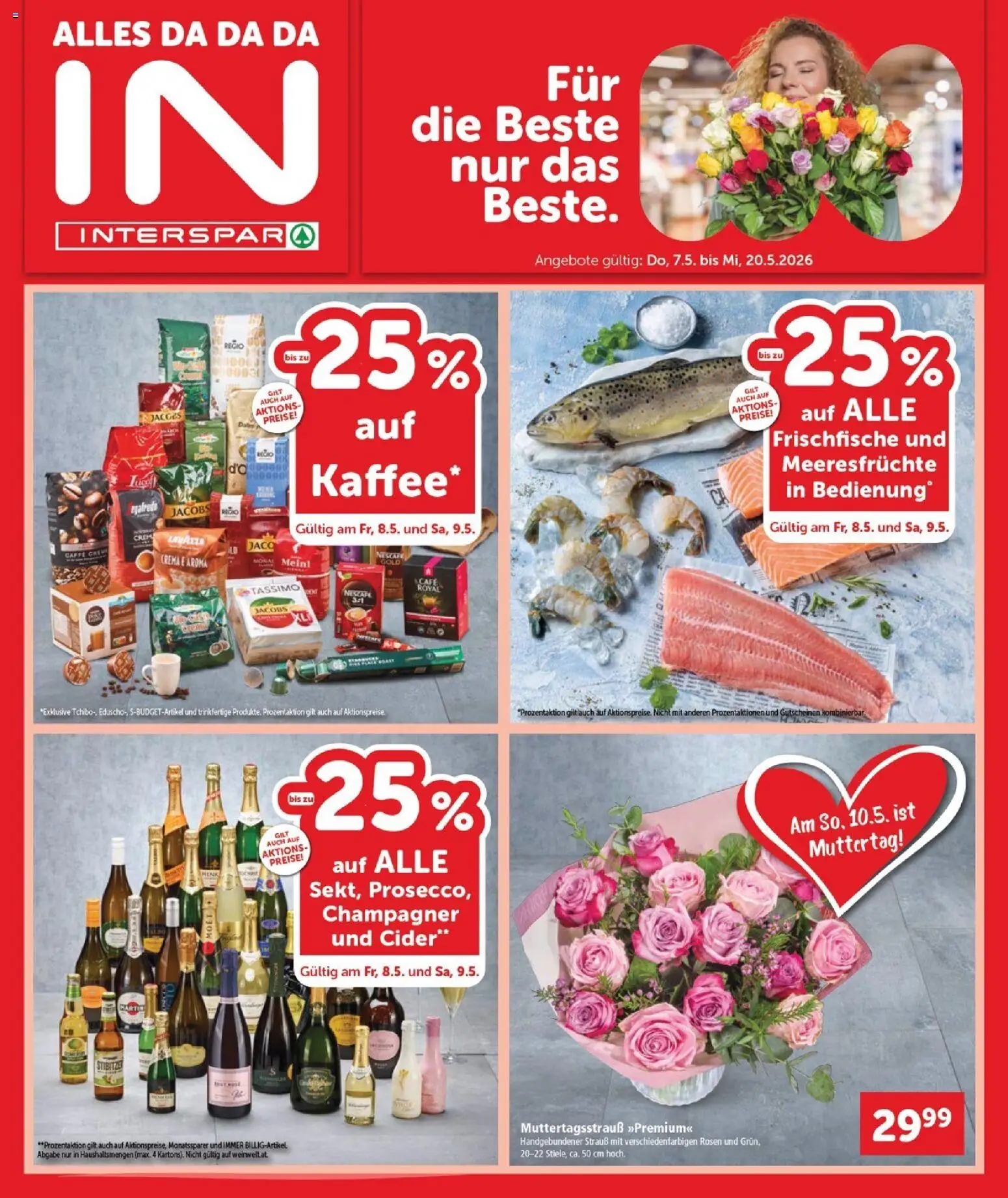 Vorschau der Angebote: Interspar Interspar Flugblatt - Burgenland gültig ab 07.05.2026 - Meeresfrüchte