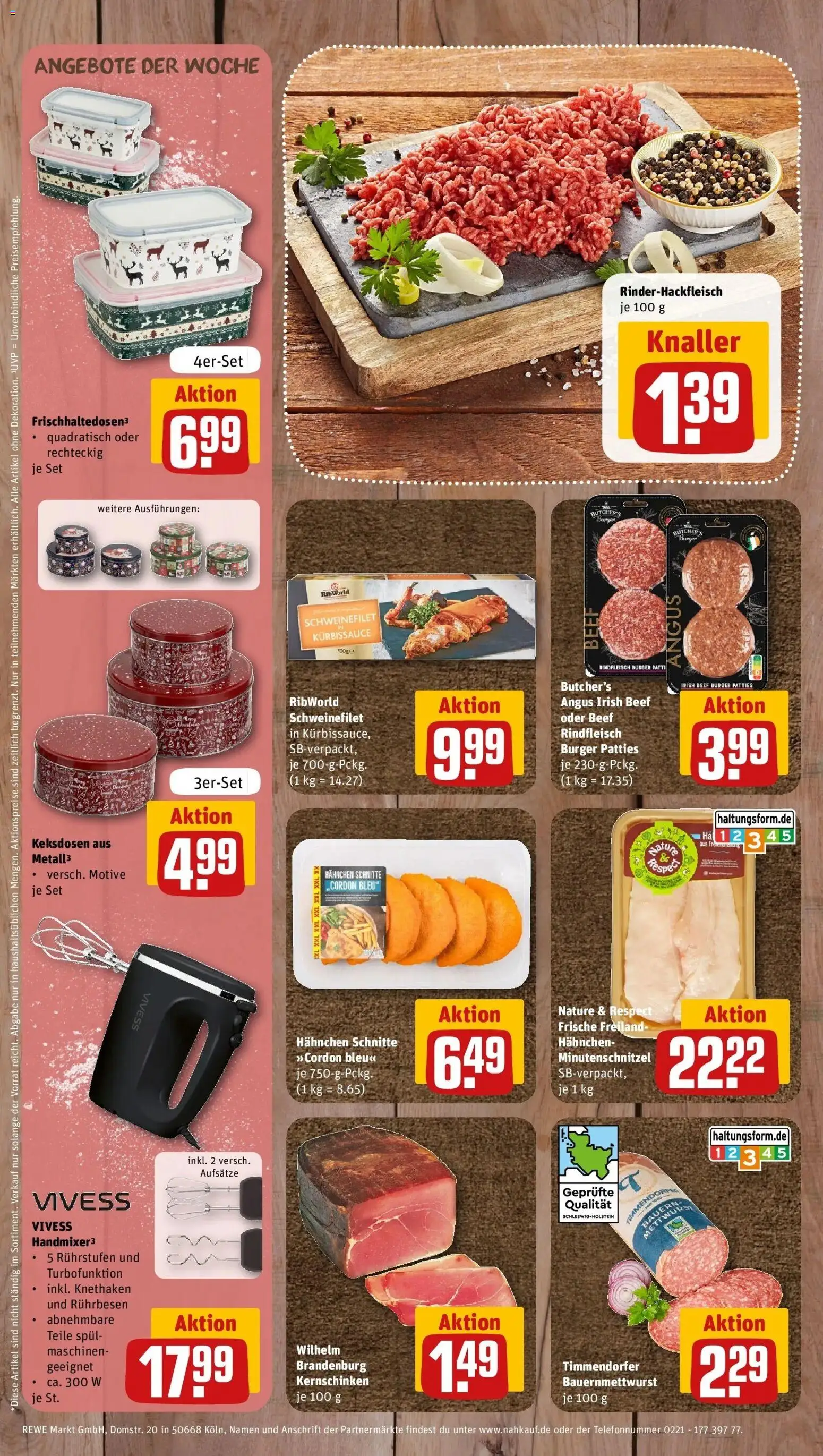 Vorschau von dem Prospekt des Geschäftes Rewe, gültig ab dem 26.10.2026