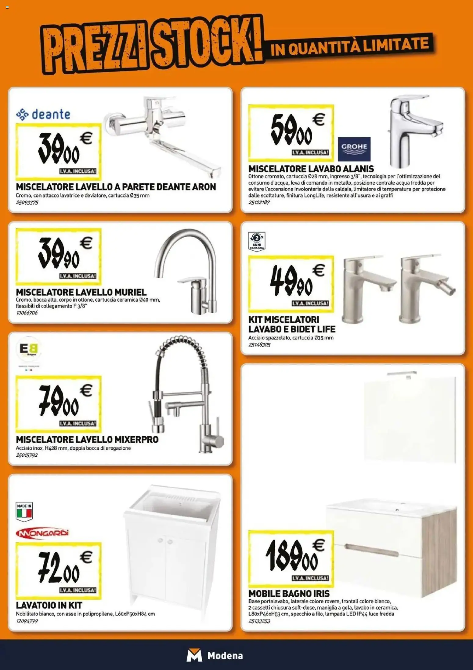 Anteprima dell'opuscolo TECNOMAT catalogo Modena dal negozio TECNOMAT valido da 29/10/2026