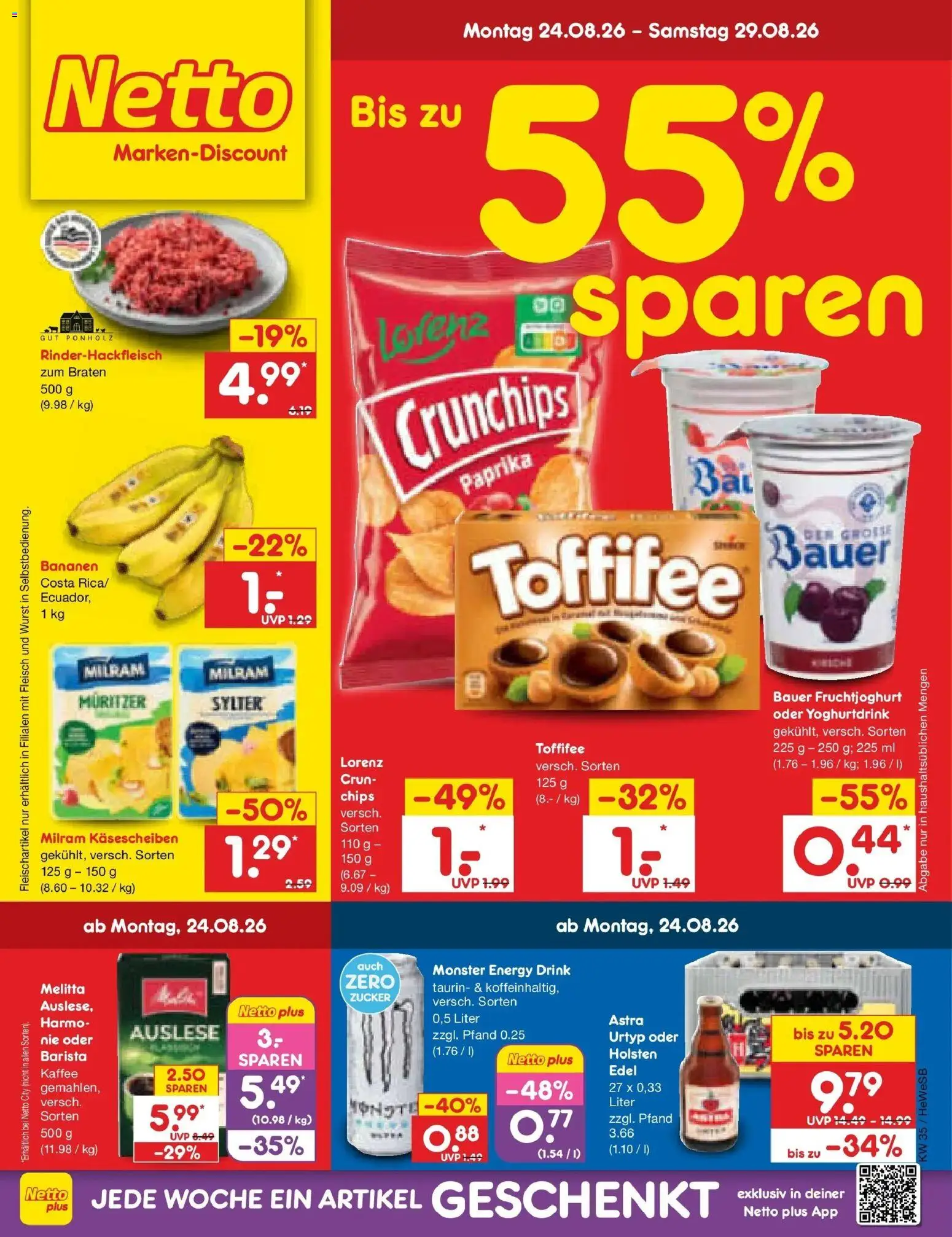 Vorschau von dem Prospekt des Geschäftes Netto Marken-Discount, gültig ab dem 24.08.2026