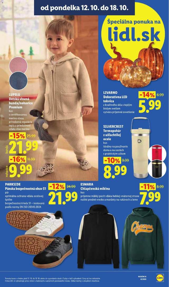 Nový Lidl leták od 12.10.