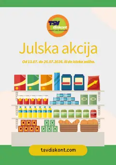 Pregled TSV Diskont kataloga - važi od 13.07.2026