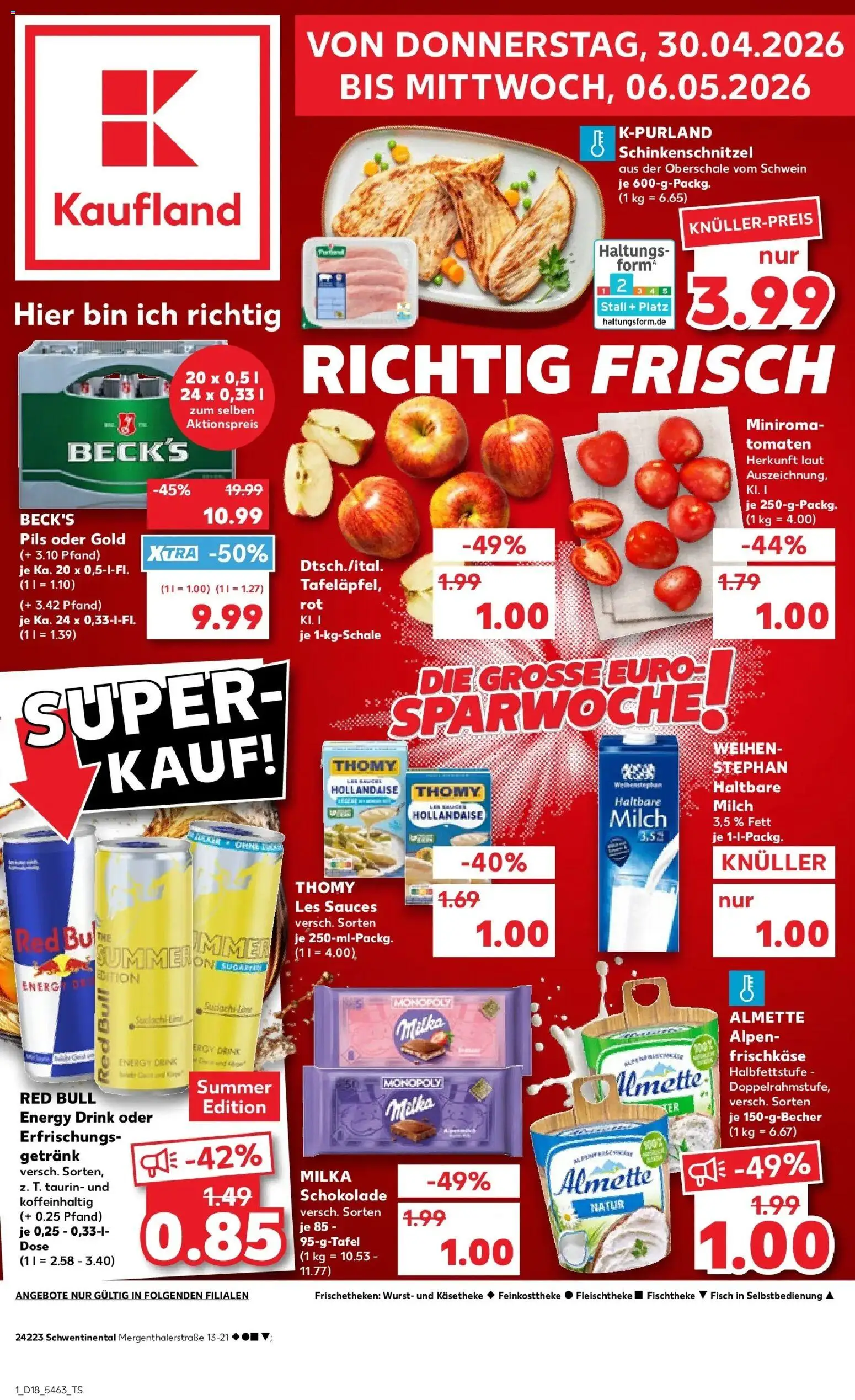 Vorschau von dem Prospekt des Geschäftes Kaufland, gültig ab dem 30.04.2026