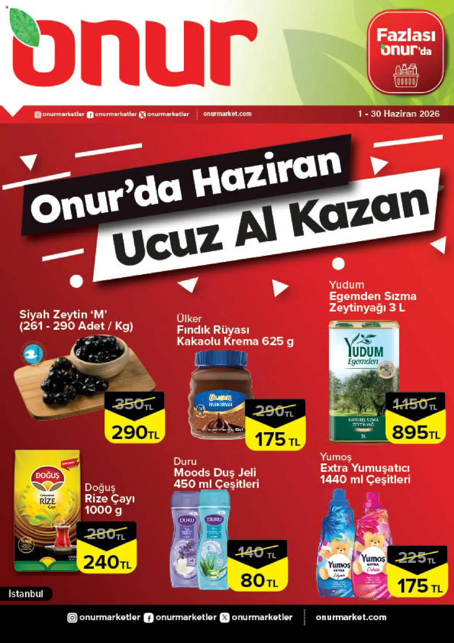 Onur Market Onur Market - Onur'da Haziran Ucuz Al Kazan 04.06.2026 - Broşürünün önizlemesi