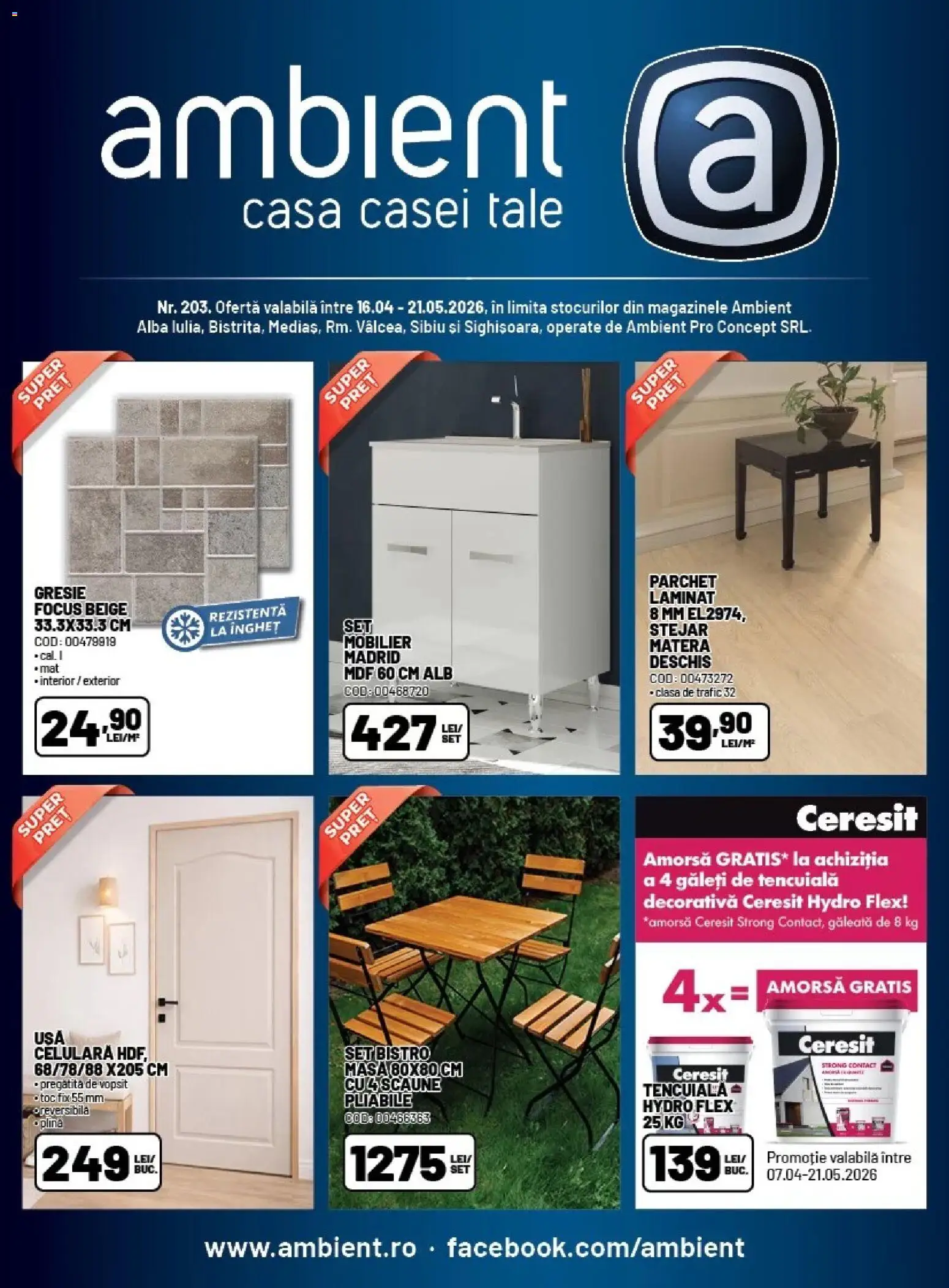 Previzualizarea de cataloage: Ambient Ambient Catalog valabil de la 16.04.2026