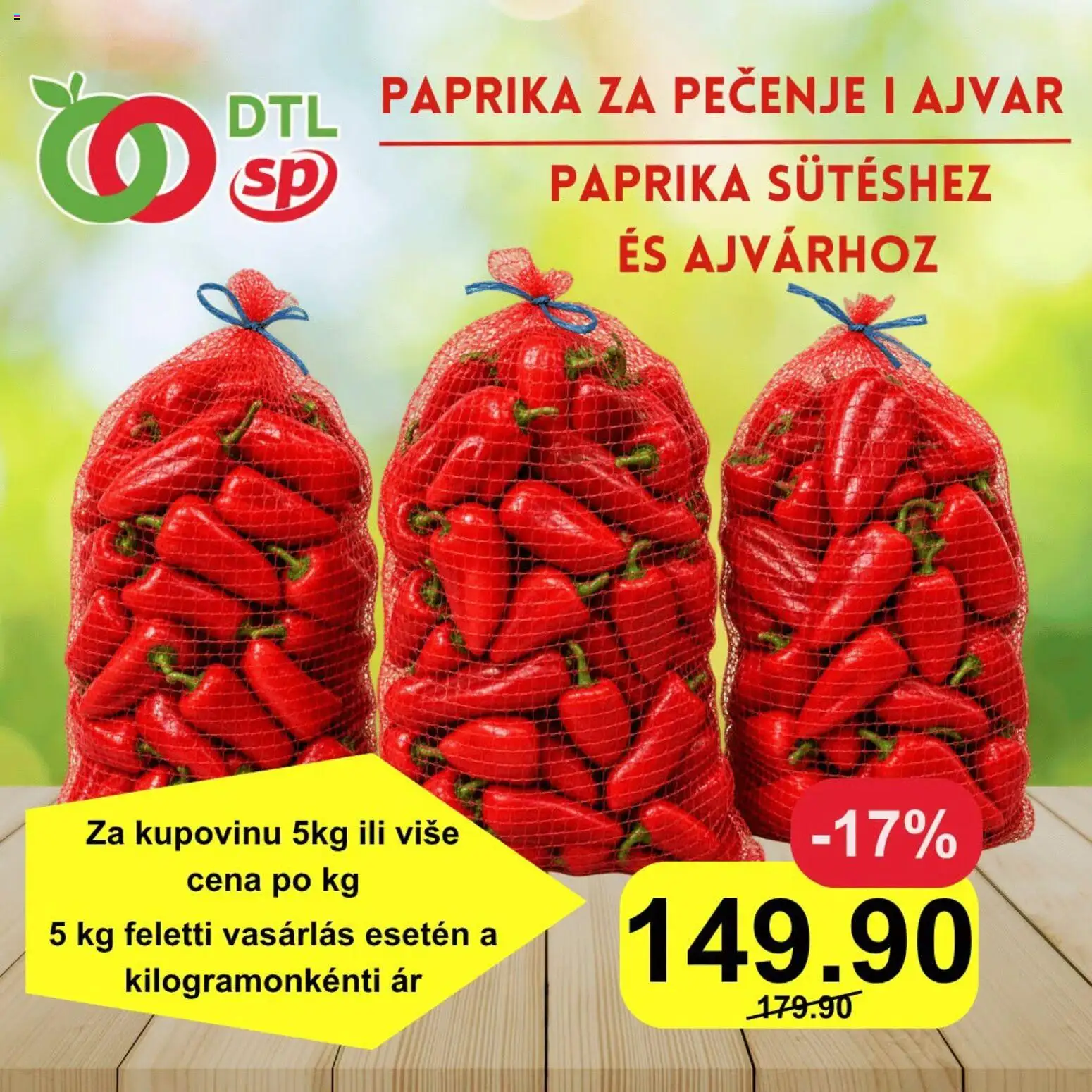 Pregled Senta Promet kataloga - važi od 28.08.2026 - Paprika, Ajvar