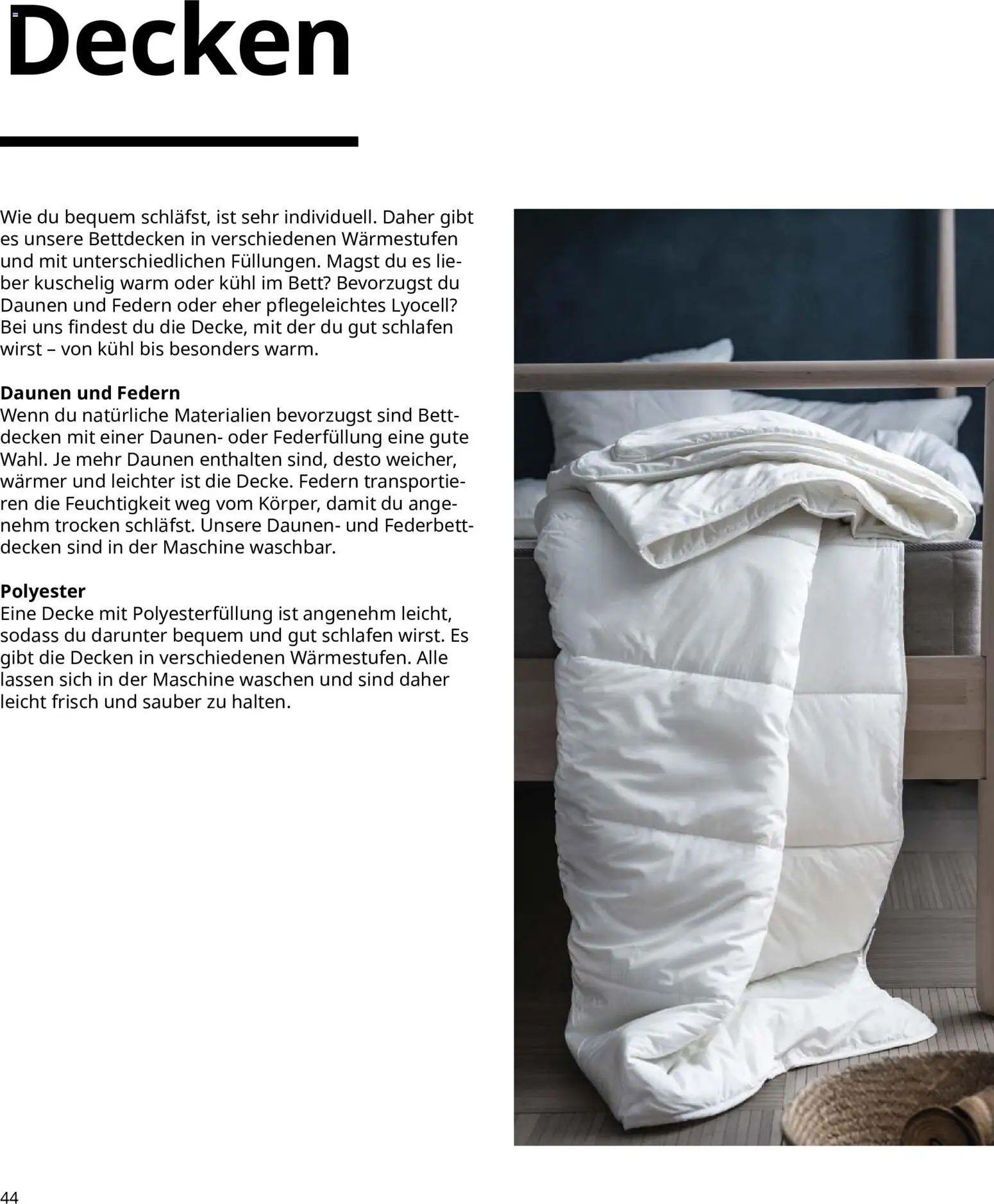 Vorschau von dem Prospekt des Geschäftes Ikea, gültig ab dem 16.09.2026 - Decke, Bettdecke