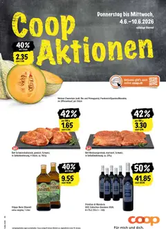Vorschau des Merkblatts Coop aktionen vom Shop Coop gültig von 04.06.2026 bis 10.06.2026