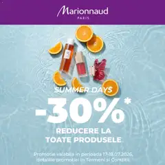Previzualizarea de cataloage: Oferte Marionnaud valabil de la 17.07.2026