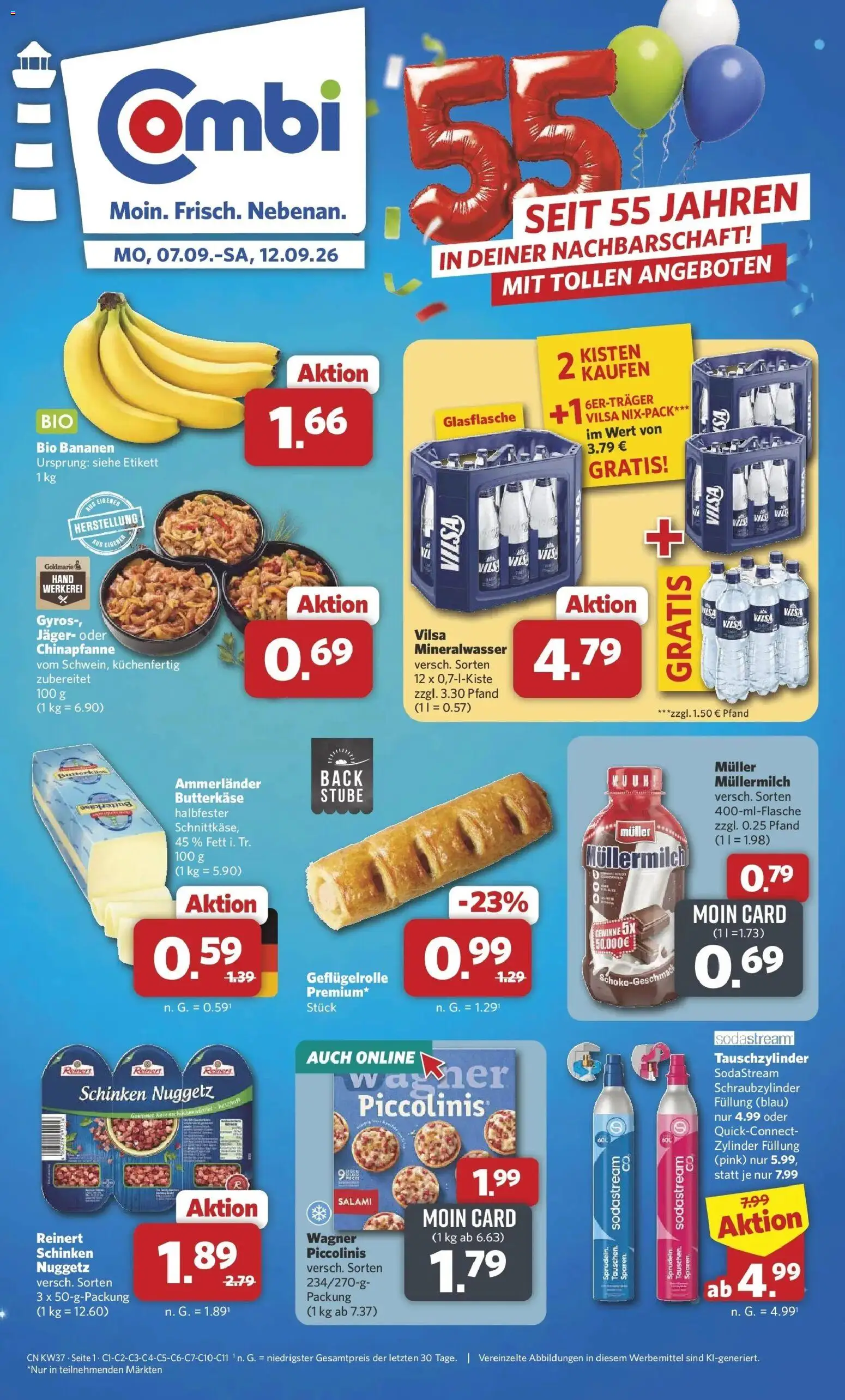 Vorschau von dem Prospekt des Geschäftes Combi, gültig ab dem 07.09.2026