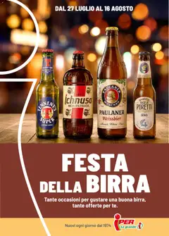 Anteprima dell'opuscolo Iper volantino Birra dal negozio Iper valido da 27/07/2026