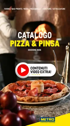 Anteprima dell'opuscolo Volantino Pizzeria dal negozio Metro valido da 08/01/2026