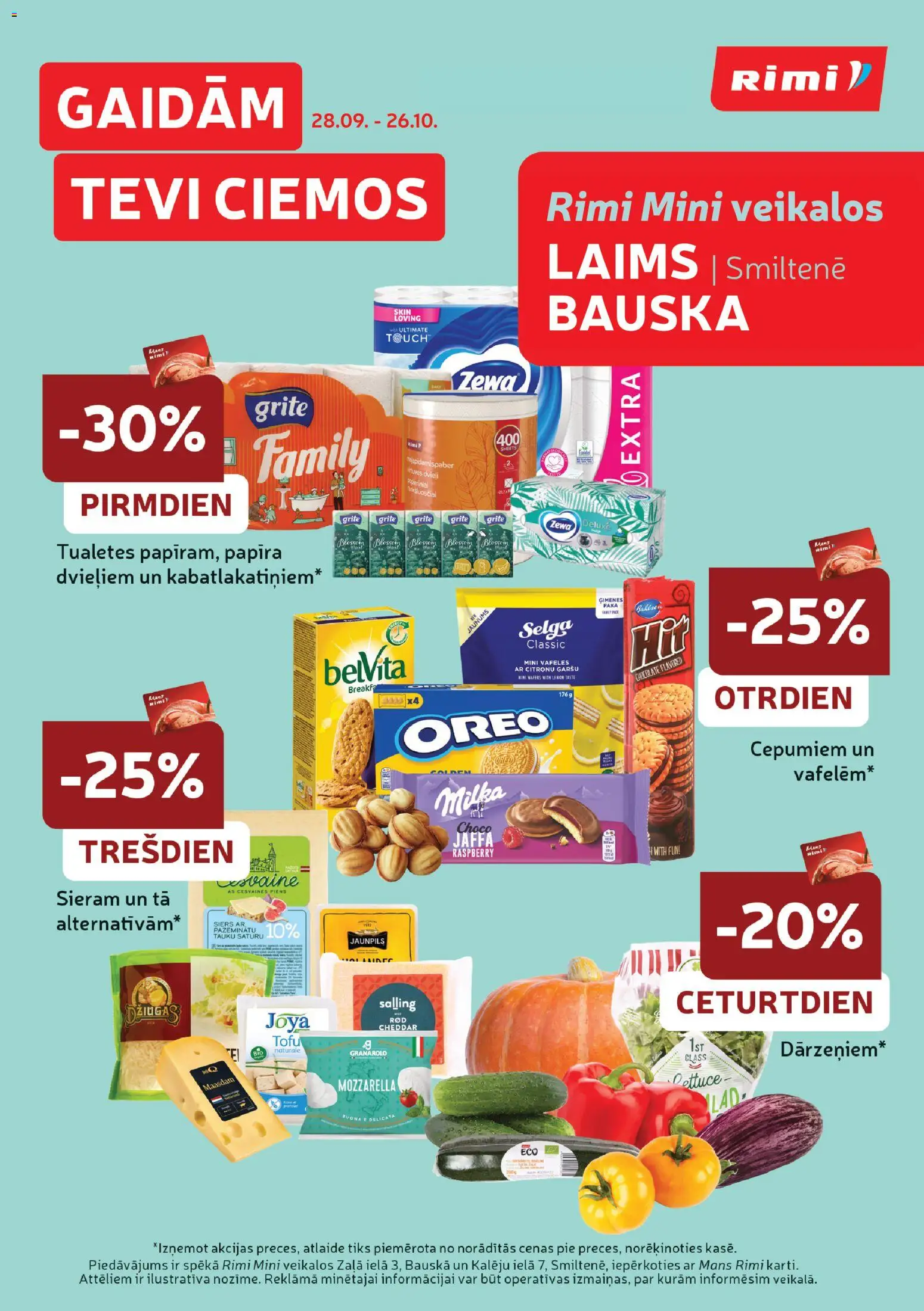 Skatīt Rimi akciju bukletu, derīgs no 28.09.2026.