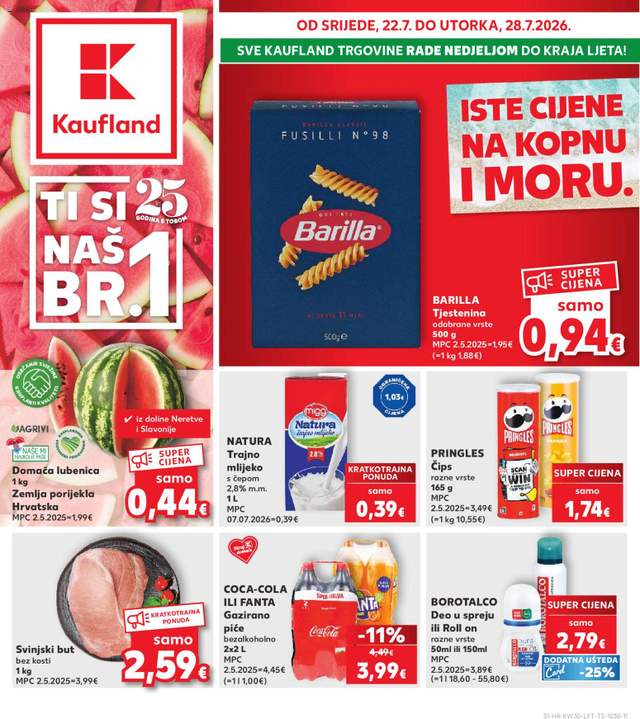 Novi Kaufland katalog od 22.07.