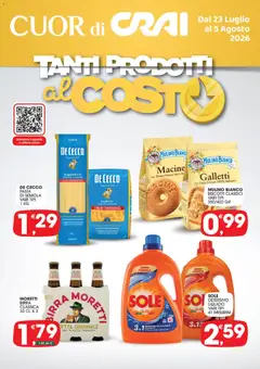 Anteprima dell'opuscolo CRAI volantino Cuor di Crai Biancavilla dal negozio CRAI valido da 23/07/2026