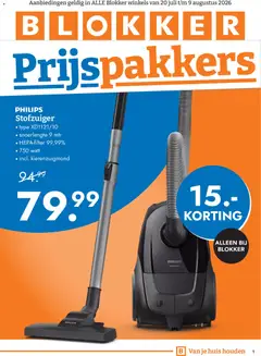 Voorbeeld van Blokker folder van winkel Blokker geldig vanaf 20-07-2026