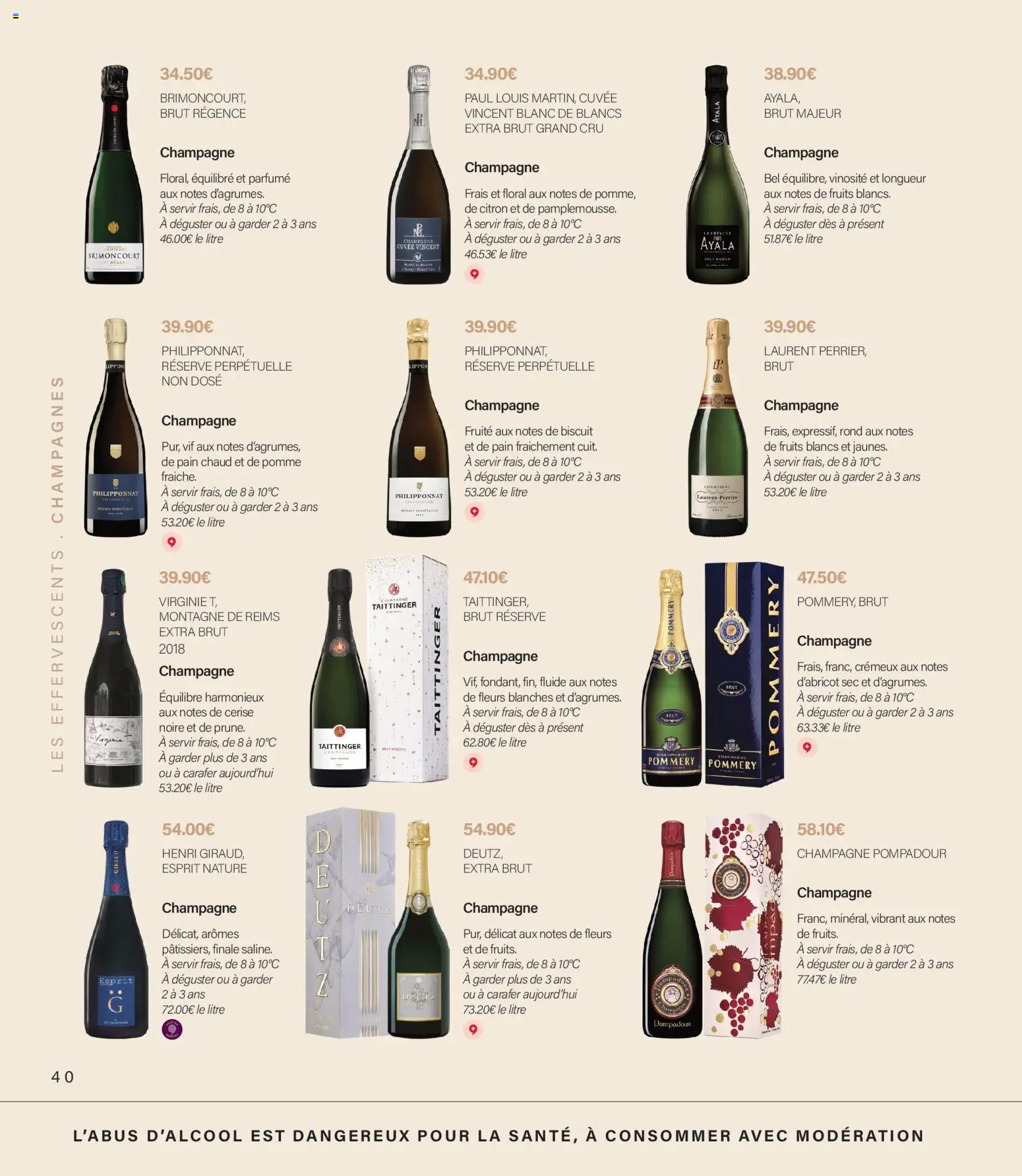 Prévisualisation de Monoprix - Guide foire aux vins du magasin Monoprix formulaire valide 11/09/2026 - Fleurs, Champagne, Fruits, Pomme, Pain, Citron, Cerise