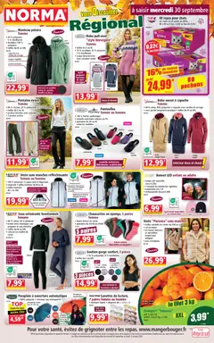 Prévisualisation de Norma catalogue du magasin Norma formulaire valide 30/09/2026
