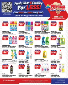 Preview of Africa Cash & Carry flyer valid from 31/08/2026