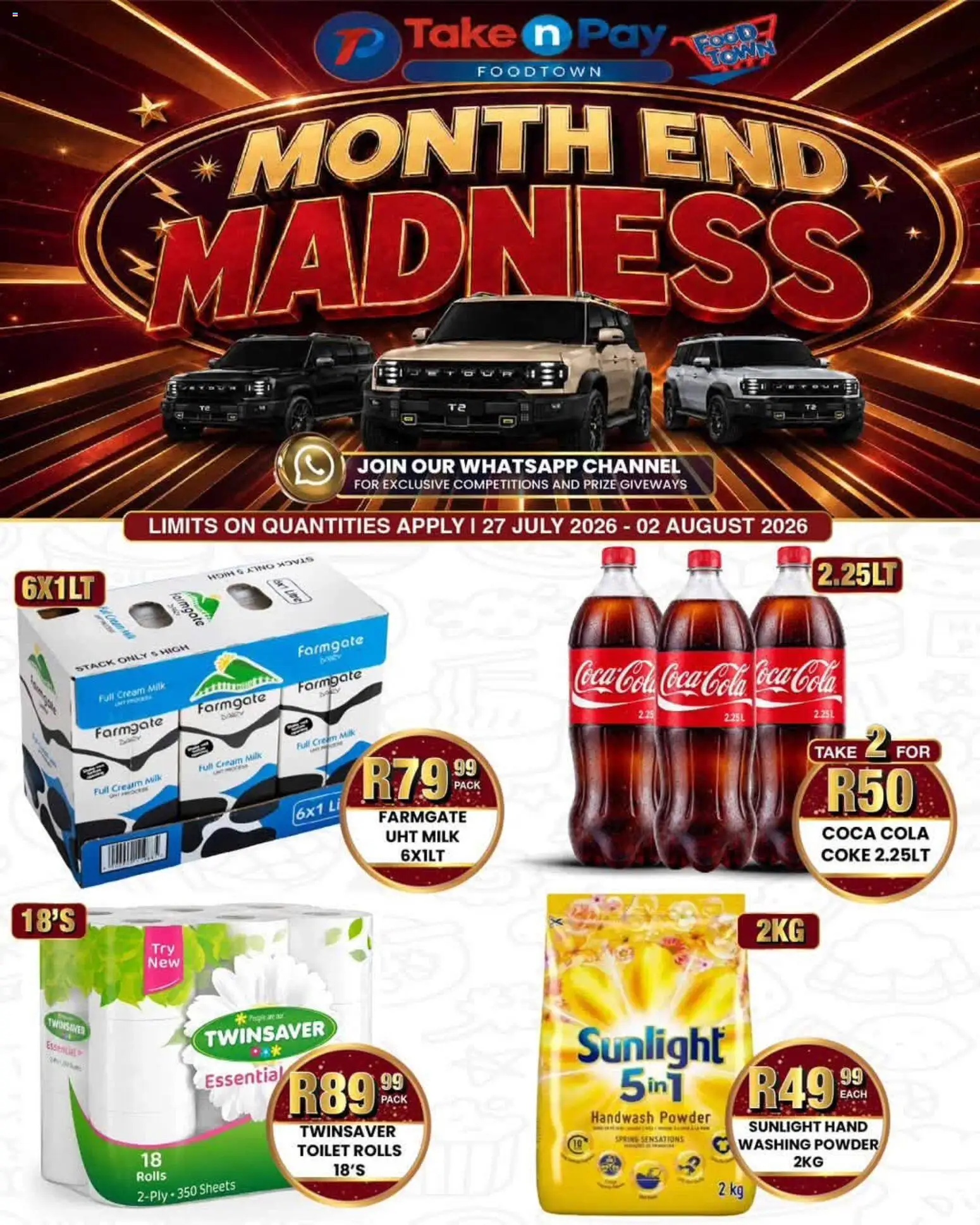 Preview of Take n Pay flyer valid from 27/07/2026