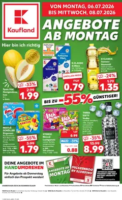 Náhled nabídky: Kaufland Německo Kaufland Německo leták - Angebote ab Montag platný od 06.07.2026