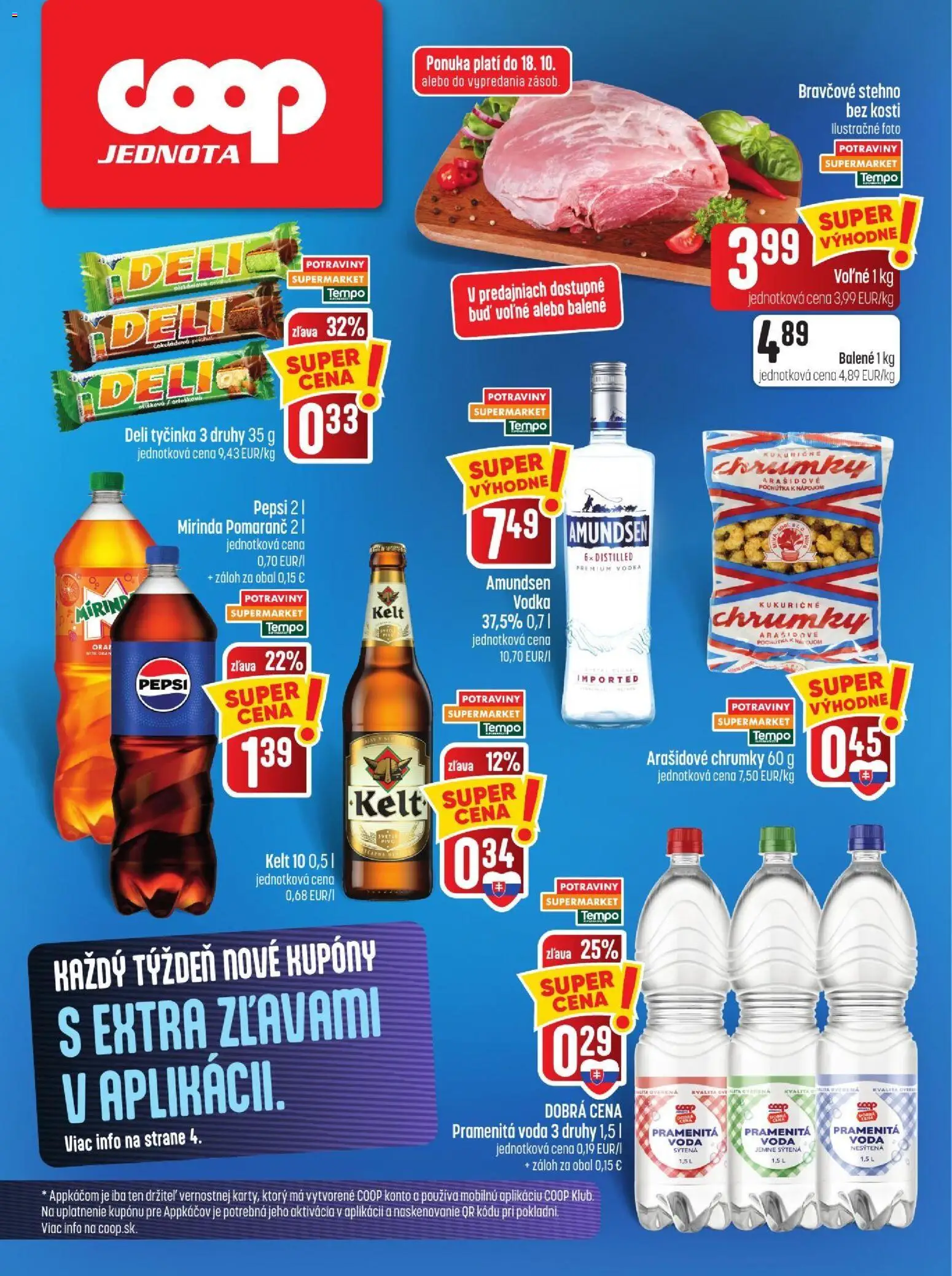 Náhľad COOP Jednota letáku platného od 15.10.2026
