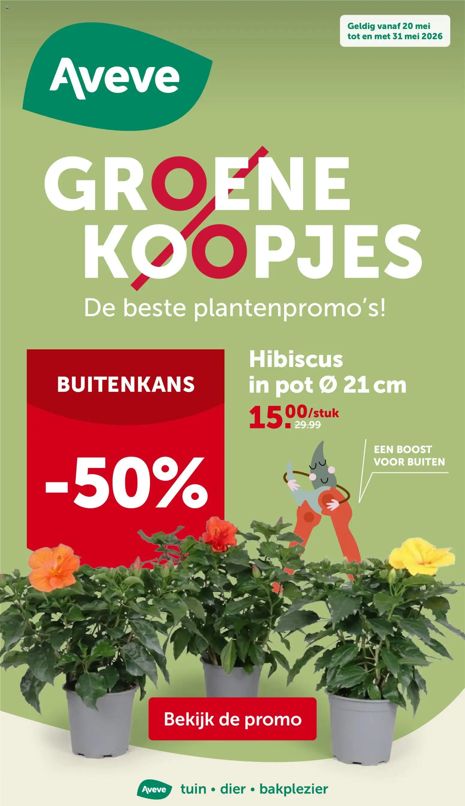 Voorbeeld van Aveve Folder van winkel Aveve geldig vanaf 20/05/2026 - Pot, Boost