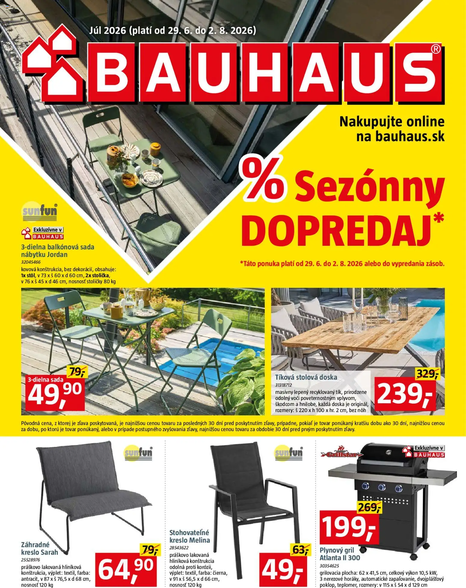 Náhľad Bauhaus letáku platného od 29.06.2026