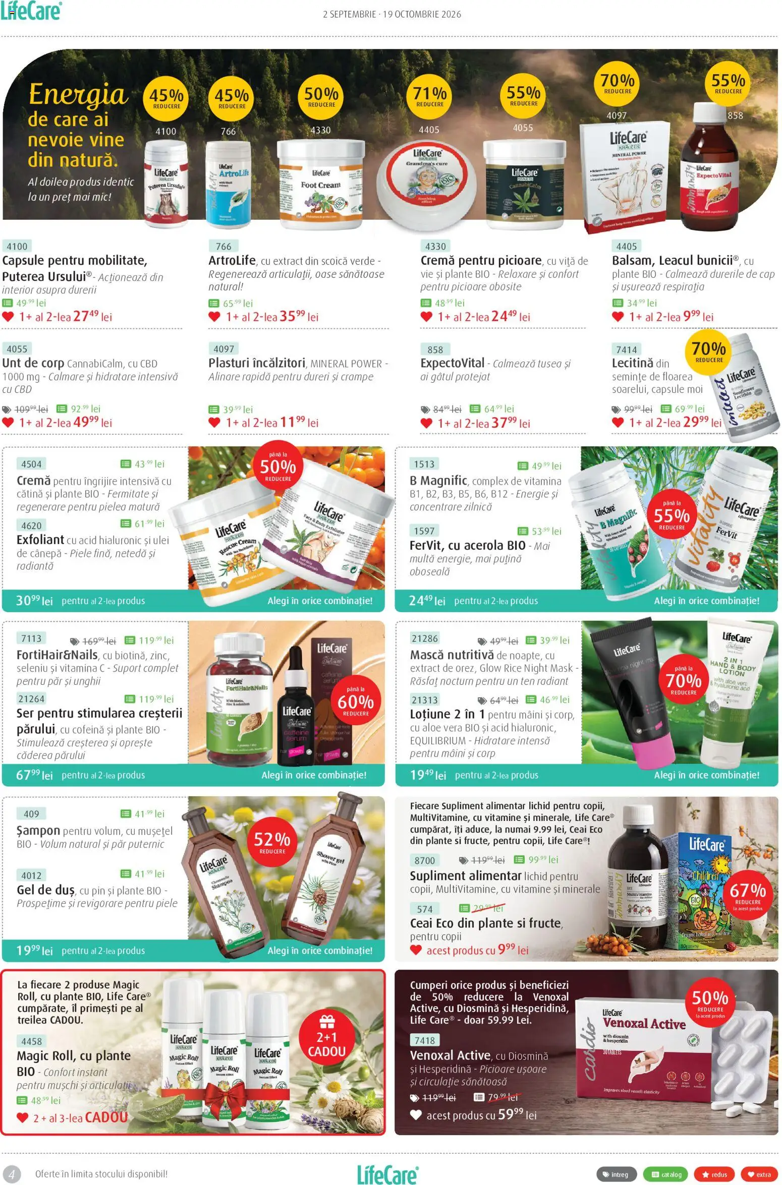 Previzualizarea de cataloage: Life Care Life Care Catalog valabil de la 02.09.2026