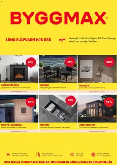 Förhandsgranska reklamblad ByggMax Kampanjer från butik ByggMax gäller från 12/10/2026