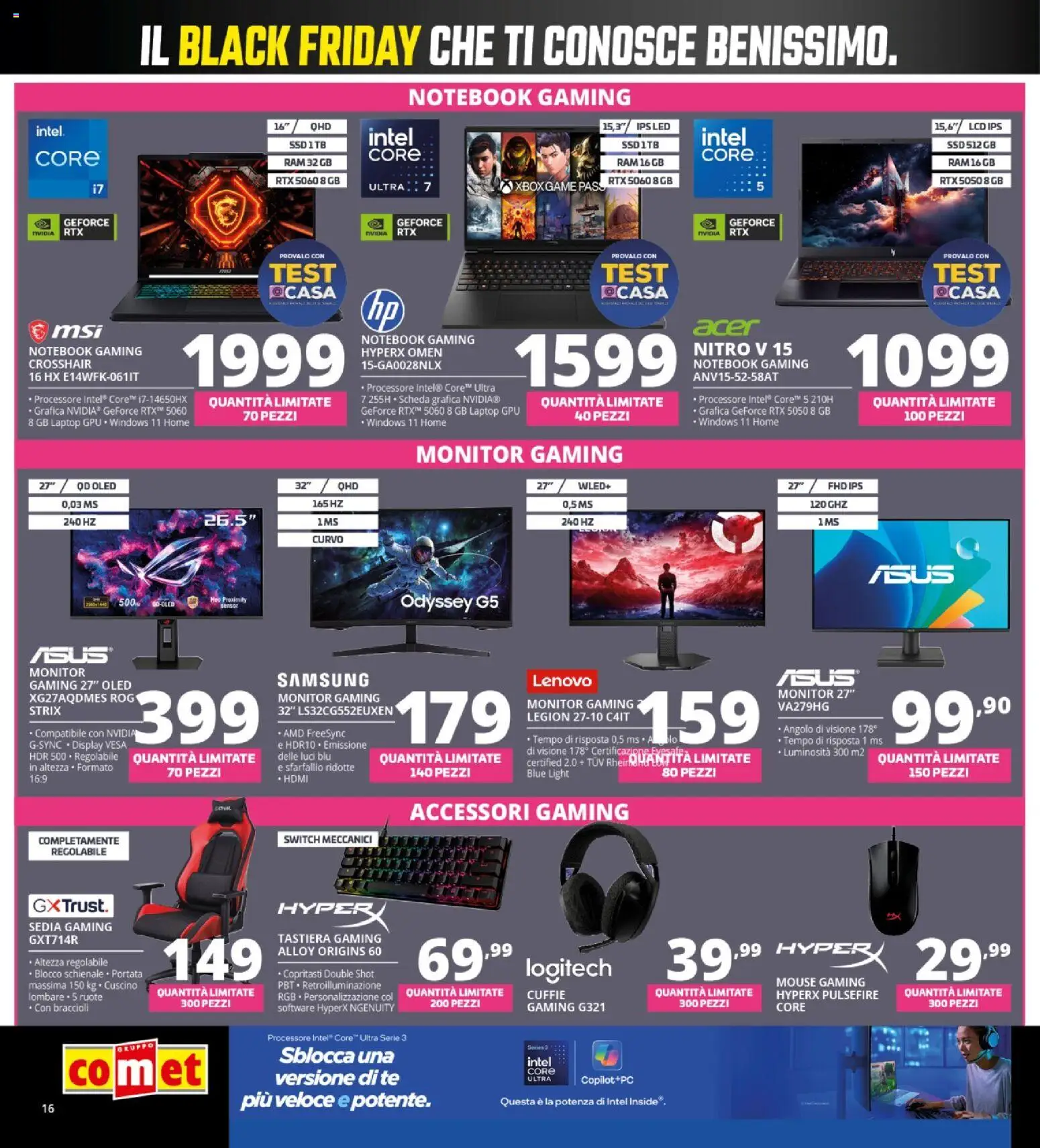 Anteprima dell'opuscolo Comet Black Friday dal negozio Comet valido da 29/10/2026