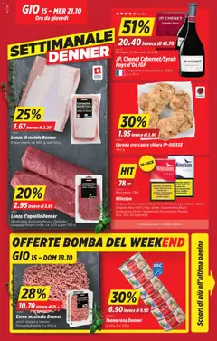 Vorschau des Merkblatts Denner aktionen IT vom Shop Denner gültig von 15.10.2026 bis 21.10.2026