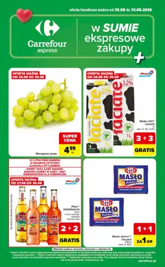 Pogląd gazetki "Carrefour gazetka - Express" ze sklepu Carrefour ważnej od 25.08.2026