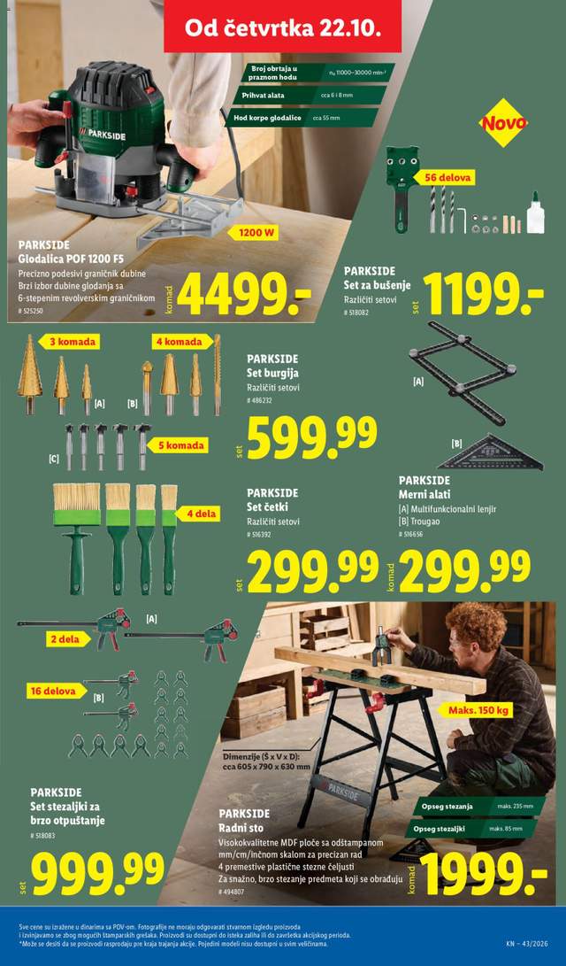 Novi Lidl katalog od 22.10.