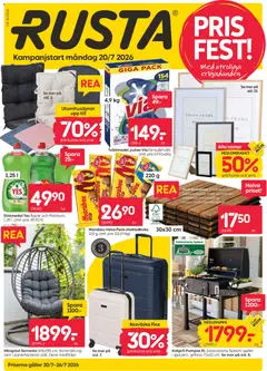 Förhandsgranska reklamblad Rusta erbjudanden från butik Rusta gäller från 20/07/2026