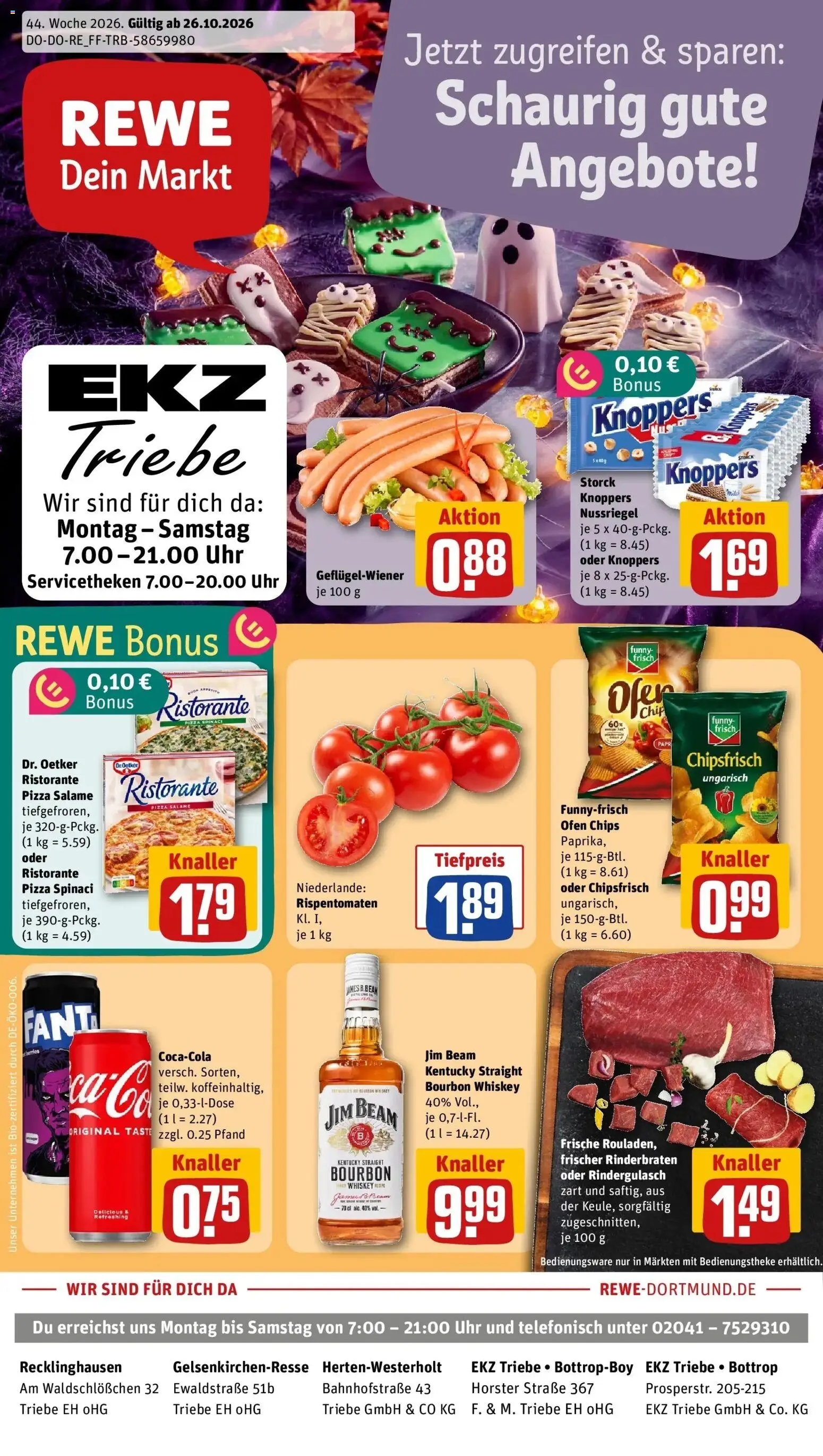 Vorschau von dem Prospekt des Geschäftes Rewe, gültig ab dem 26.10.2026