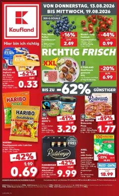 Vorschau von dem Prospekt des Geschäftes Kaufland, gültig ab dem 13.08.2026