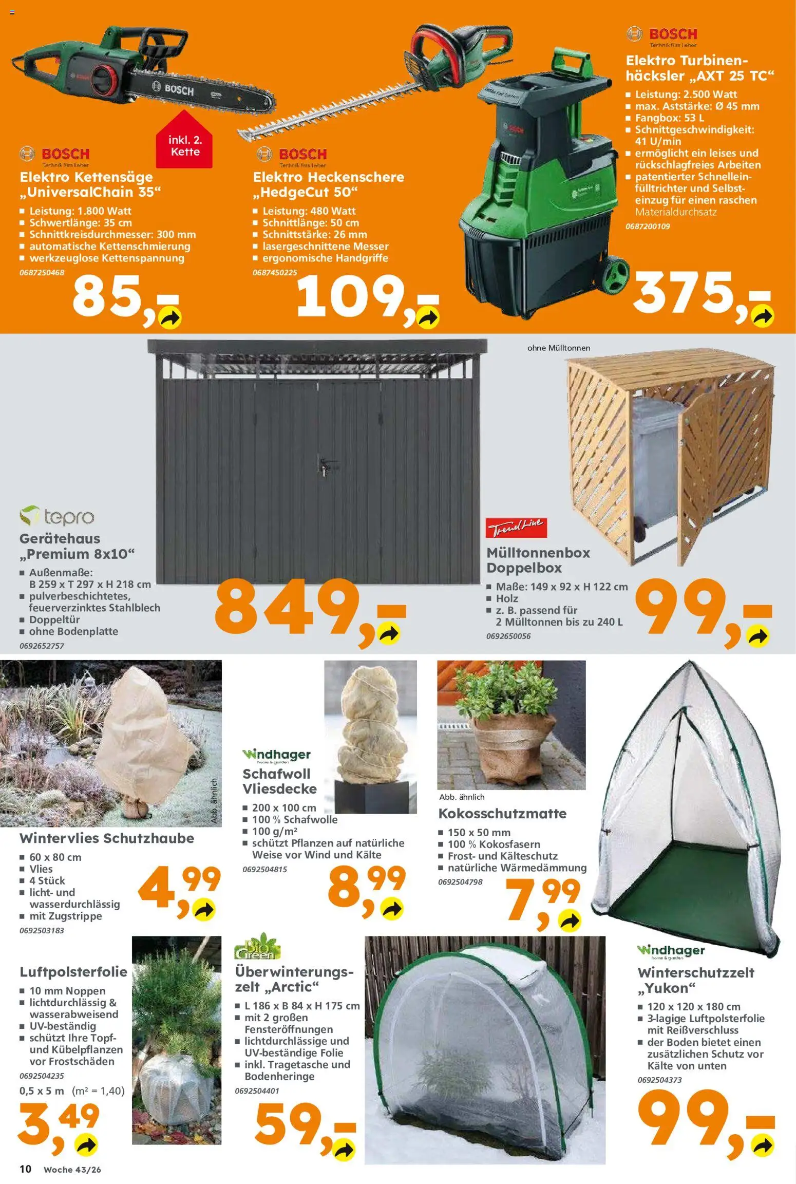 Vorschau von dem Prospekt des Geschäftes Globus Baumarkt, gültig ab dem 19.10.2026 - Bosch