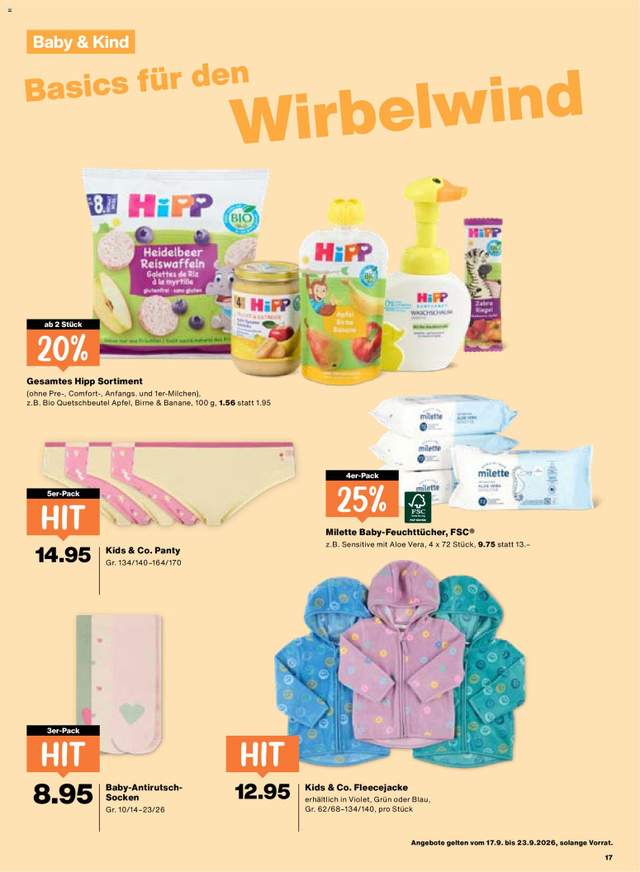 Neue Migros Aktionen ab 17.09.