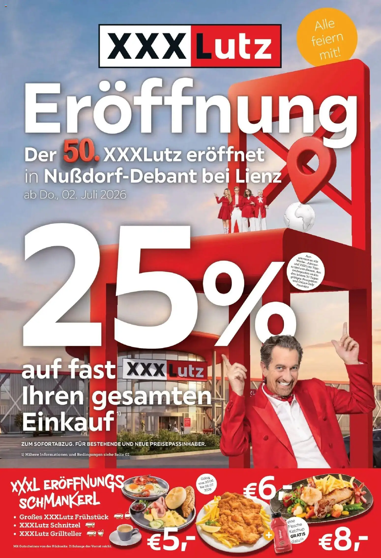 Vorschau der Angebote: XXXLutz XXXLutz Eröffnung Lienz gültig ab 30.06.2026 - Ketchup