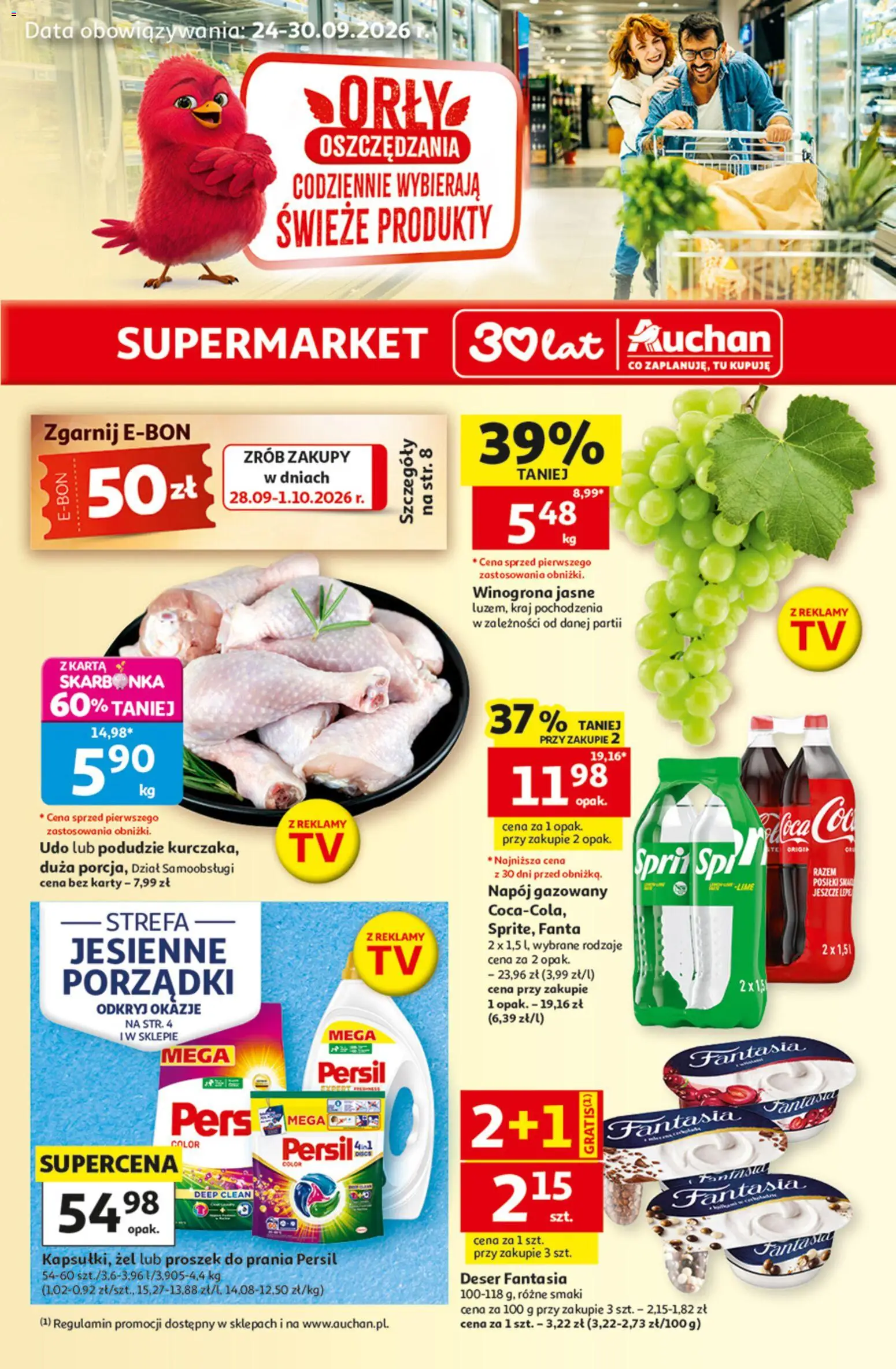 Pogląd gazetki "Auchan gazetka" ze sklepu Auchan ważnej od 24.09.2026
