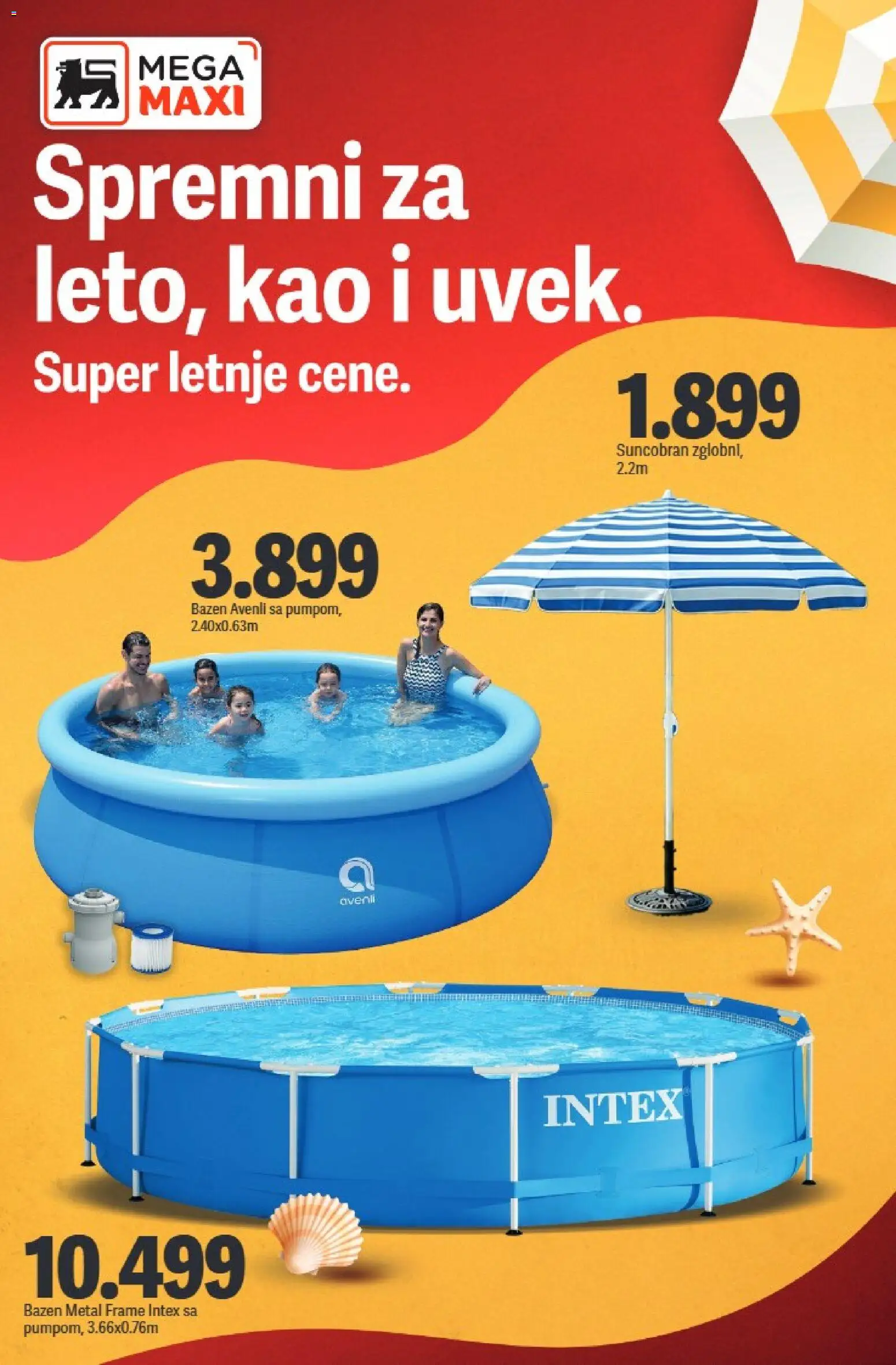 Pregled Mega Maxi kataloga - važi od 25.06.2026