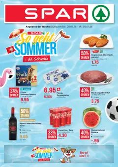 Vorschau des Merkblatts SPAR aktionen vom Shop SPAR gültig von 02.07.2026 bis 08.07.2026
