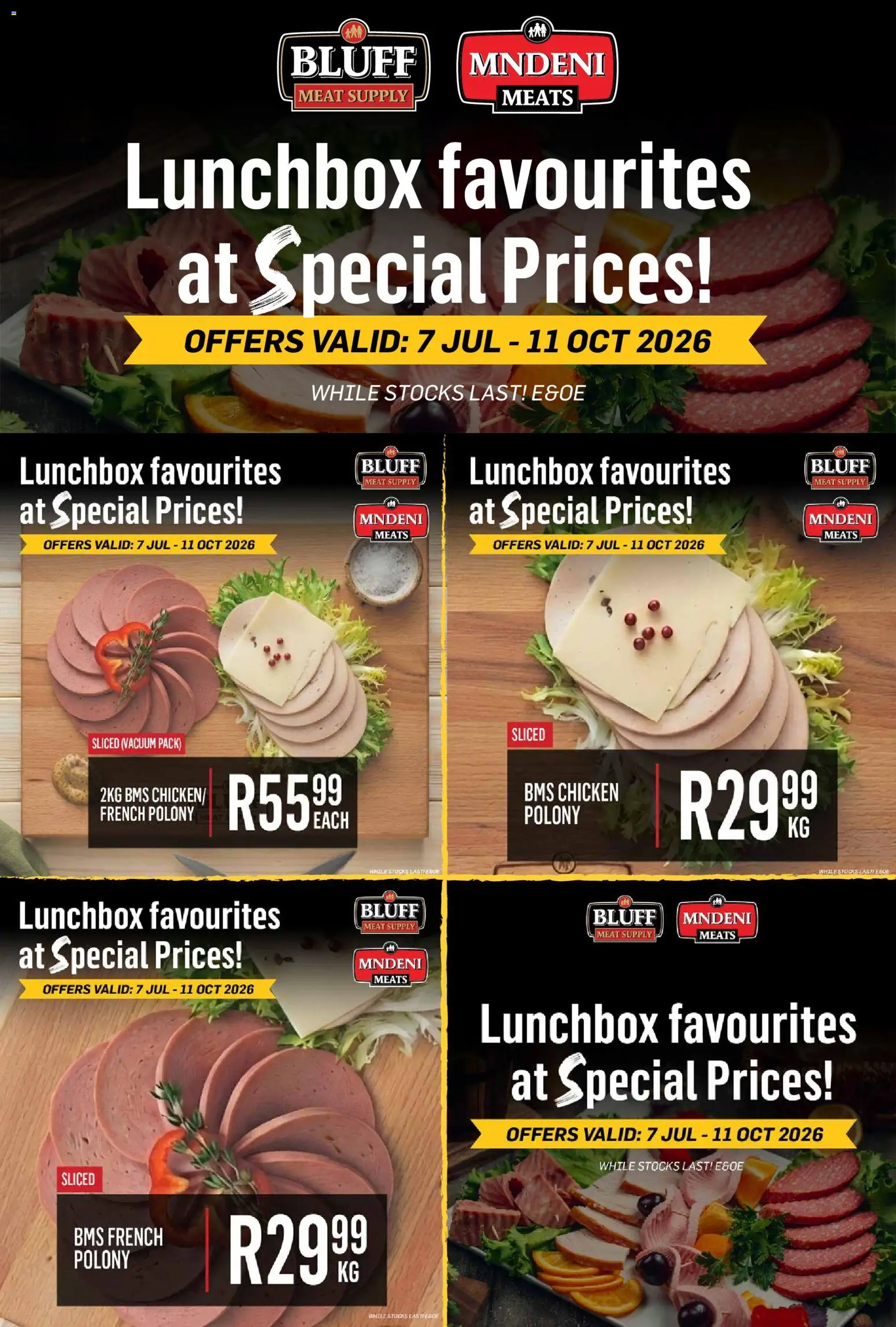 Preview of Bluff Meat Supply flyer valid from 07/07/2026