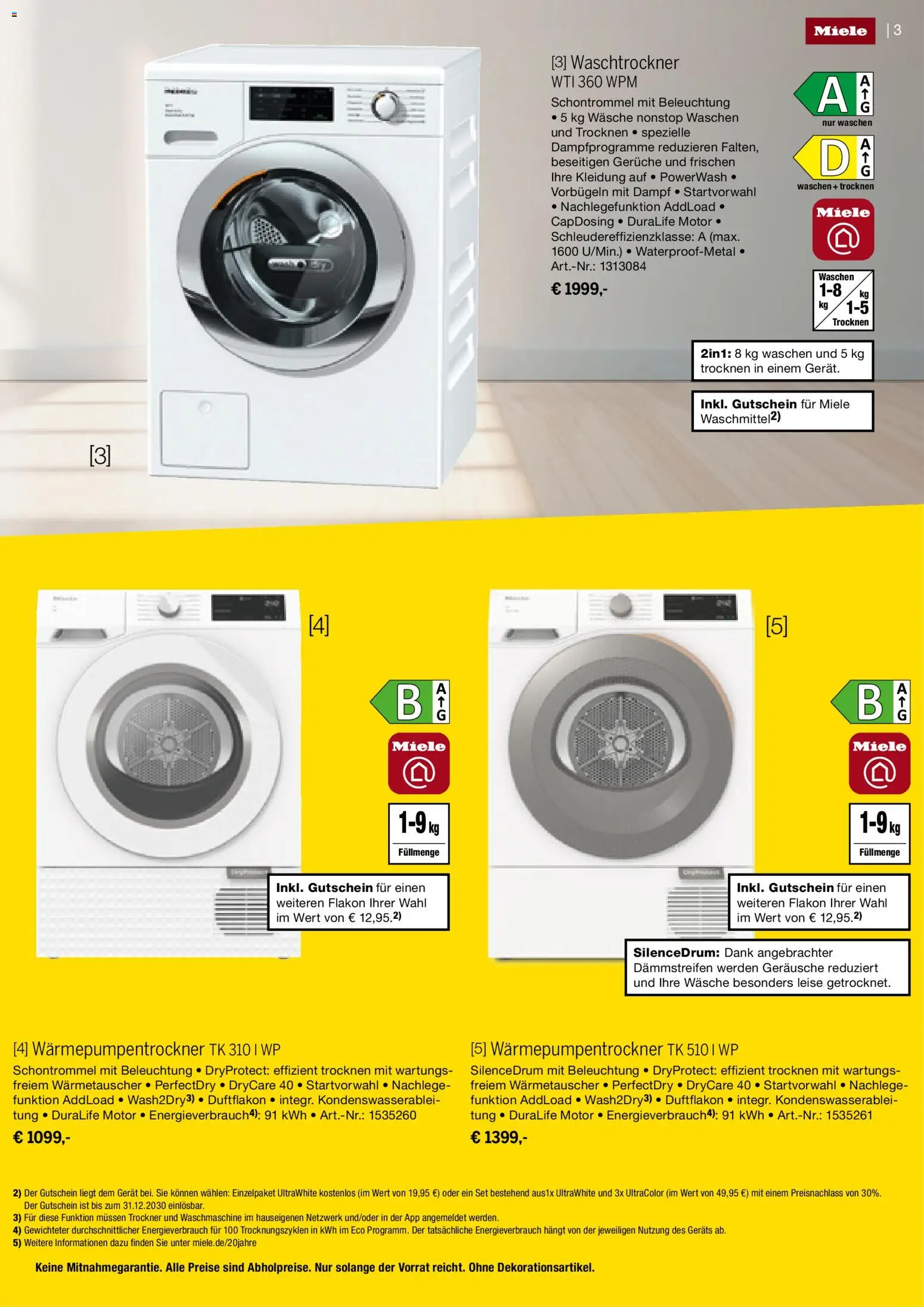 Vorschau von dem Prospekt des Geschäftes Medimax, gültig ab dem 22.10.2026 - Waschmaschine, Miele, Trockner, Waschtrockner